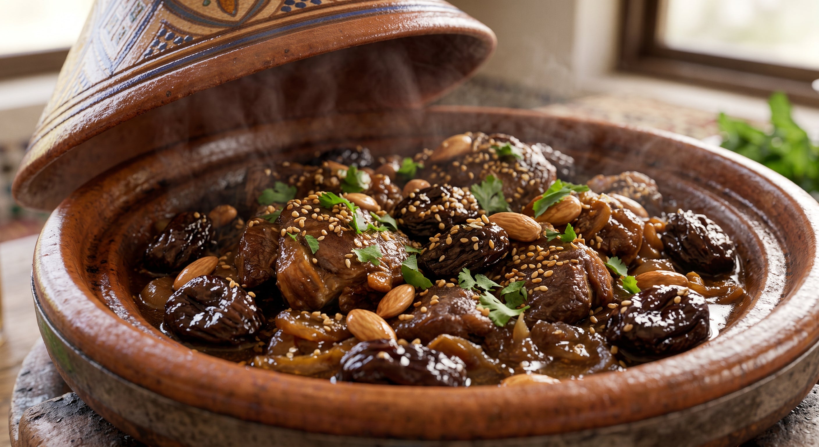 Tajín Marroquí de Carne con Ciruelas