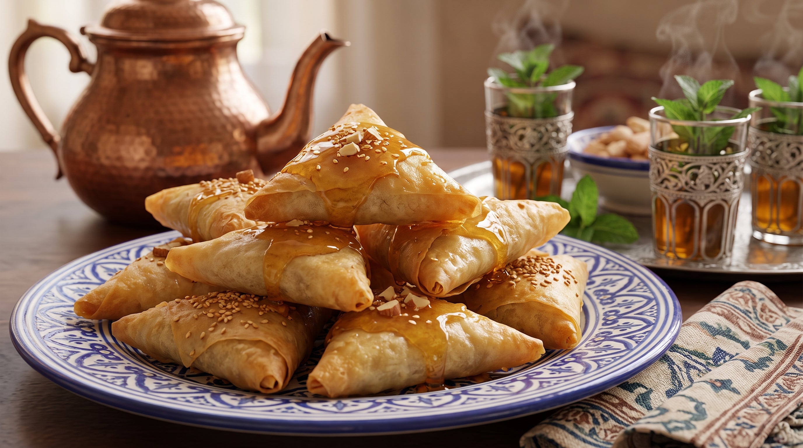 Briouats de almendra
